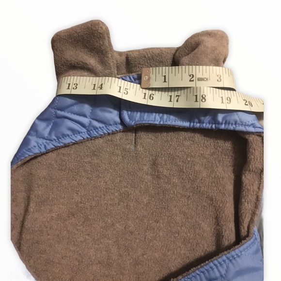 Grreat Choice Blue quilted coat with reflective stripe - Picture 5 of 9